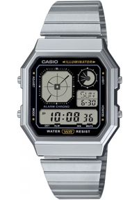 Zegarek męski Casio A130WE-1AEF srebrny. Kolor: srebrny #1