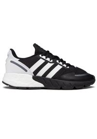 Adidas - adidas Buty Zx 1K Boot FX6515 Czarny. Kolor: czarny. Materiał: materiał. Model: Adidas ZX #1