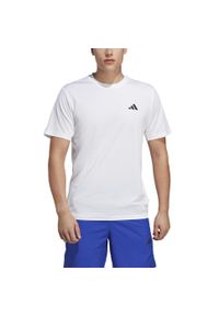 Adidas - Koszulka fitness męska ADIDAS krótki rękaw. Materiał: skóra, materiał. Długość rękawa: krótki rękaw. Długość: krótkie. Sport: fitness