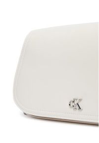 Calvin Klein Torebka Ck Curved Wallet On Chain LV04F1153G Biały. Kolor: biały. Materiał: skórzane #4