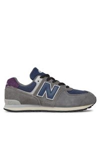New Balance Sneakersy GC574KGN Szary. Kolor: szary. Materiał: zamsz, skóra. Model: New Balance 574