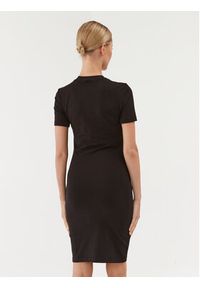Versace Jeans Couture Sukienka codzienna 75HAOT20 Czarny Regular Fit. Okazja: na co dzień. Kolor: czarny. Materiał: bawełna. Typ sukienki: proste. Styl: casual #5