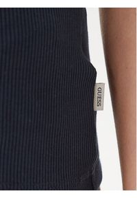 Guess Jeans Top W6GPZ2 KA0H1 Granatowy Slim Fit. Kolor: niebieski. Materiał: bawełna #8