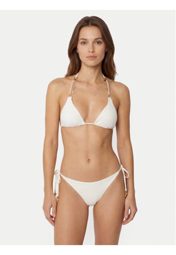 Guess Dół od bikini E6GO01 KF412 Biały. Kolor: biały. Materiał: syntetyk