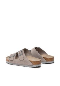 Birkenstock Klapki Arizona 1020557 Szary. Kolor: szary. Materiał: zamsz, skóra #5