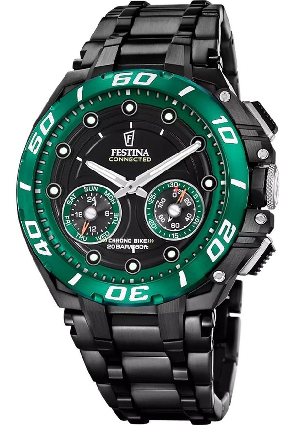 Zegarek Festina Zegarek męski Festina F20762-2 czarny. Kolor: czarny