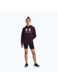 Bluza treningowa damska Under Armour Rival Fleece Big Logo. Kolor: czerwony