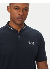 EA7 Emporio Armani Polo 7M000183 AF13511 UB102 Granatowy Regular Fit. Typ kołnierza: polo. Kolor: niebieski. Materiał: bawełna #4