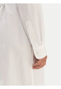 Polo Ralph Lauren Sukienka koszulowa 211B18781001 Biały Regular Fit. Typ kołnierza: polo. Kolor: biały. Materiał: bawełna. Typ sukienki: koszulowe #5