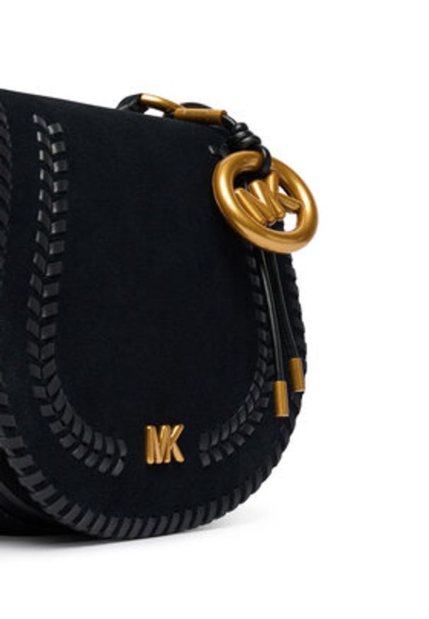 MICHAEL Michael Kors Torebka 30S6AQ5M6O Czarny. Kolor: czarny. Materiał: skórzane, zamszowe