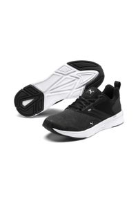 Buty do biegania dla dorosłych Puma Nrgy Comet Galaxy. Zapięcie: sznurówki. Kolor: biały, wielokolorowy, czarny. Materiał: materiał, syntetyk, tkanina. Szerokość cholewki: normalna