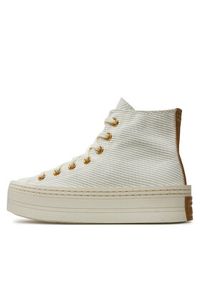 Converse Trampki Chuck Taylor All Star Modern Lift Platform Corduroy A07204C Beżowy. Kolor: beżowy. Obcas: na platformie #6