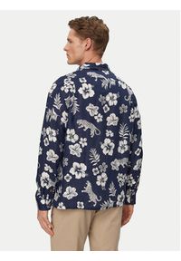 Polo Ralph Lauren Koszula 710B14227001 Granatowy Classic Fit. Typ kołnierza: polo. Kolor: niebieski. Materiał: len #6