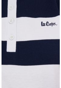 Lee Cooper top bawełniany kolor biały. Kolor: biały. Materiał: bawełna. Długość: krótkie