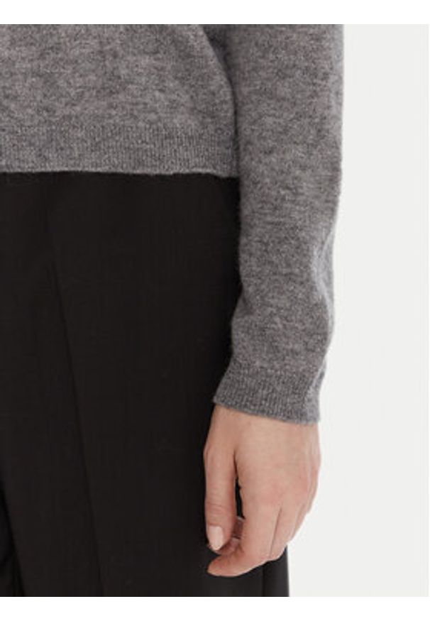 United Colors of Benetton - United Colors Of Benetton Kardigan 1002D501U Szary Regular Fit. Kolor: szary. Materiał: wełna