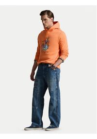 Polo Ralph Lauren Bluza 710B14614002 Pomarańczowy Regular Fit. Typ kołnierza: polo. Kolor: pomarańczowy. Materiał: bawełna #4