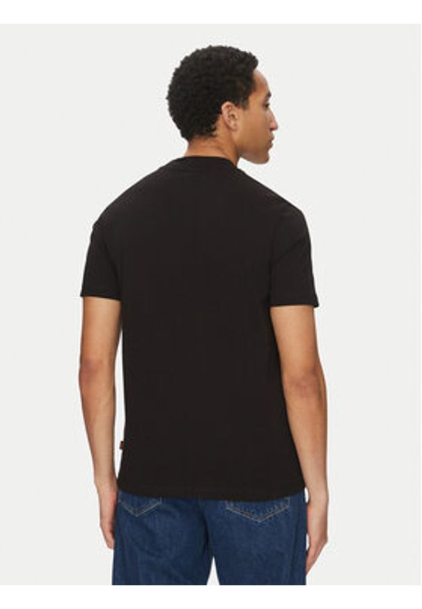 BOSS T-Shirt Te_Bossfish 50539196 Czarny Regular Fit. Kolor: czarny. Materiał: bawełna