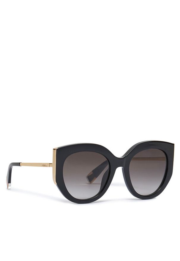 Furla Okulary przeciwsłoneczne WD00128 ACM000 O6000 Czarny. Kolor: czarny