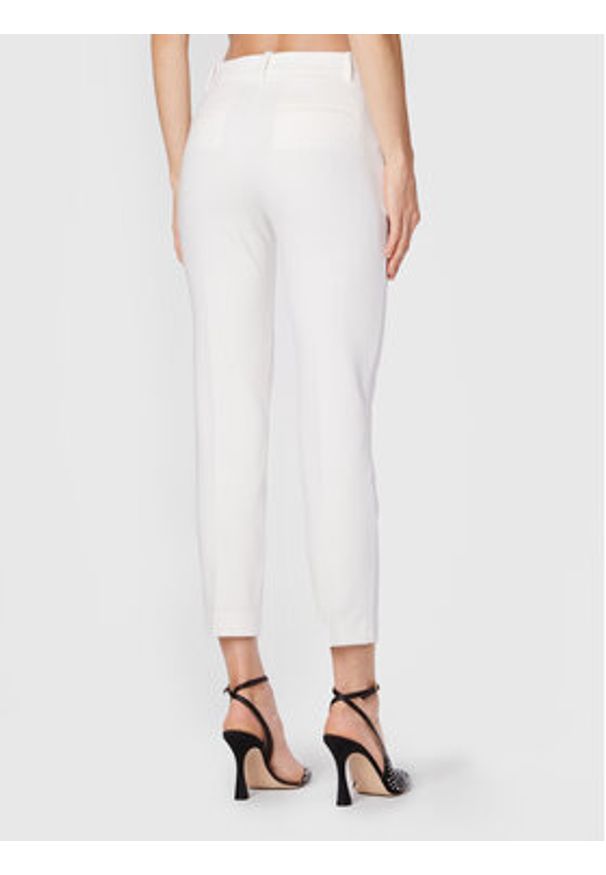 Pinko Spodnie materiałowe Bello 1G17VM 1739 Beżowy Regular Fit. Kolor: beżowy. Materiał: materiał, wiskoza