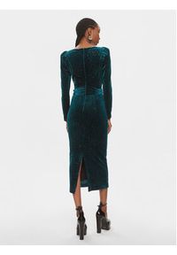 Nissa Sukienka koktajlowa RS13721 Zielony Slim Fit. Kolor: zielony. Materiał: syntetyk. Styl: wizytowy #5