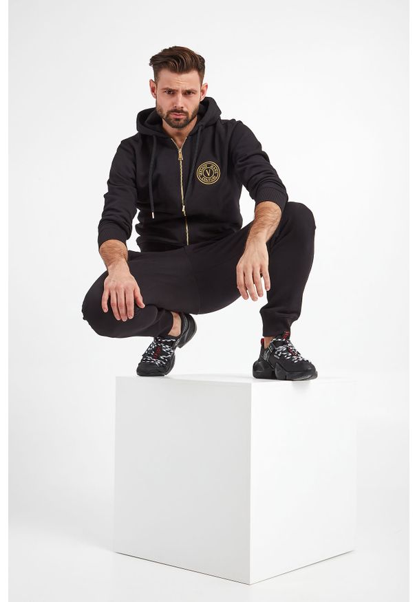 Versace Jeans Couture - Bluza VERSACE JEANS COUTURE. Typ kołnierza: kaptur
