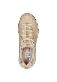 skechers - Adidasy Skechers D'lites-goo, Kobiety. Kolor: brązowy. Materiał: syntetyk, materiał