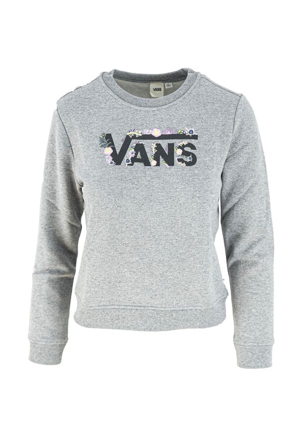 Bluza dla dzieci Vans Crew. Kolor: szary. Materiał: bawełna, materiał. Długość rękawa: długi rękaw