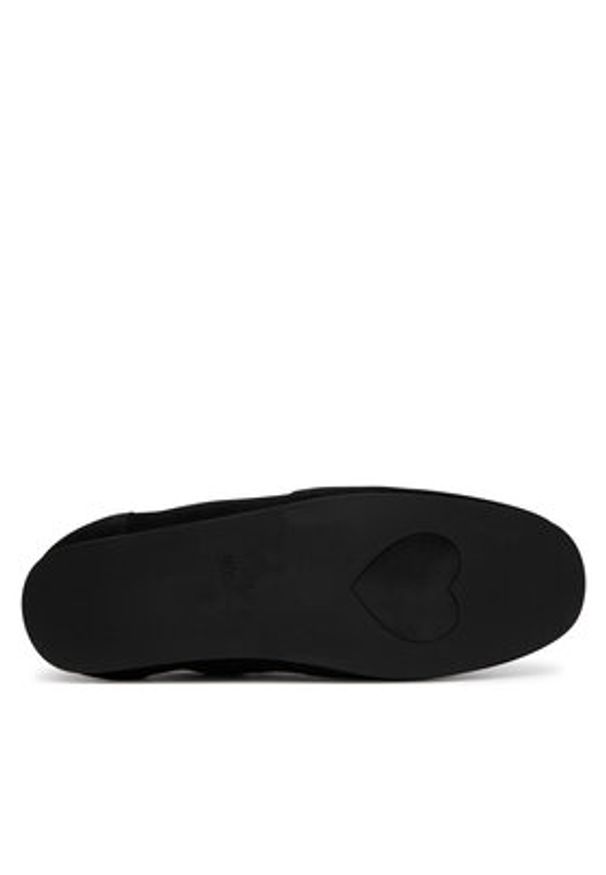 Love Moschino - LOVE MOSCHINO Sneakersy JA10411G0OIND00A Czarny. Kolor: czarny. Materiał: skóra, zamsz