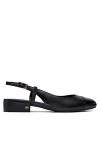 MICHAEL Michael Kors Baleriny Perla Flex Sling Flat 40R4PLFP1L Czarny. Kolor: czarny. Materiał: skóra #1