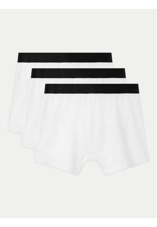 DKNY Komplet 3 par bokserek NEW YORK Biały. Kolor: biały. Materiał: bawełna