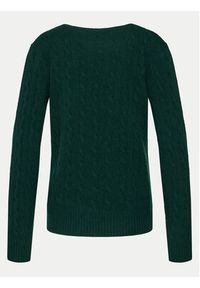 Polo Ralph Lauren Sweter 211910421010 Zielony Regular Fit. Typ kołnierza: polo. Kolor: zielony. Materiał: wełna #2