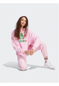 Adidas - adidas Bluza IK7863 Różowy. Kolor: różowy. Materiał: bawełna #13