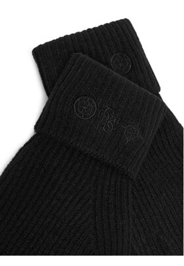 Guess Rękawiczki Męskie AW5405 POL02 Czarny. Kolor: czarny. Materiał: akryl