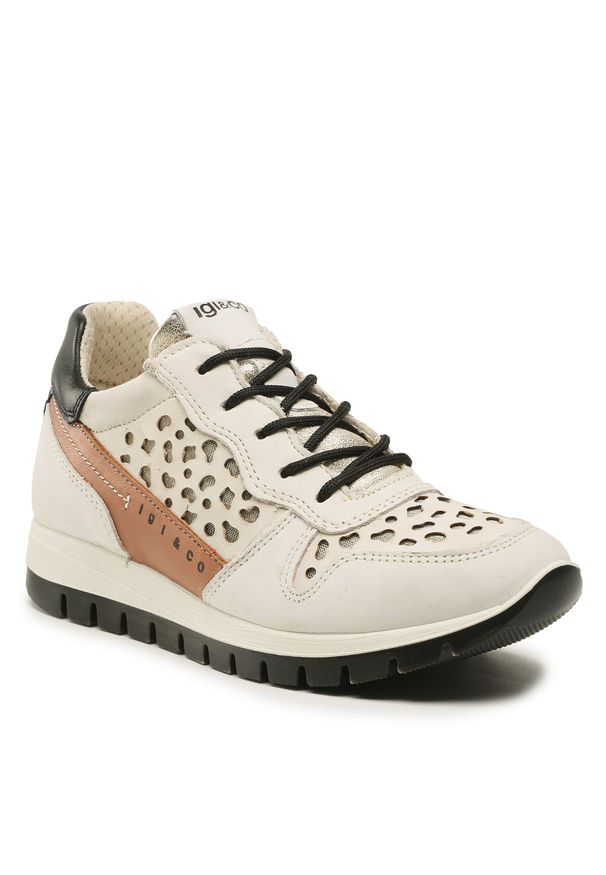 Igi & Co - Sneakersy IGI&CO 1663511 Bianco. Kolor: beżowy. Materiał: skóra