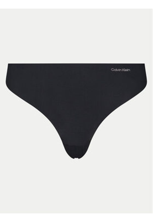 Calvin Klein Underwear Komplet stringów 000QD3558E Czarny. Kolor: czarny. Materiał: syntetyk