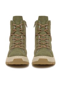 Rieker Trzewiki CEO-X9334-54 Zielony. Kolor: zielony. Materiał: materiał #2