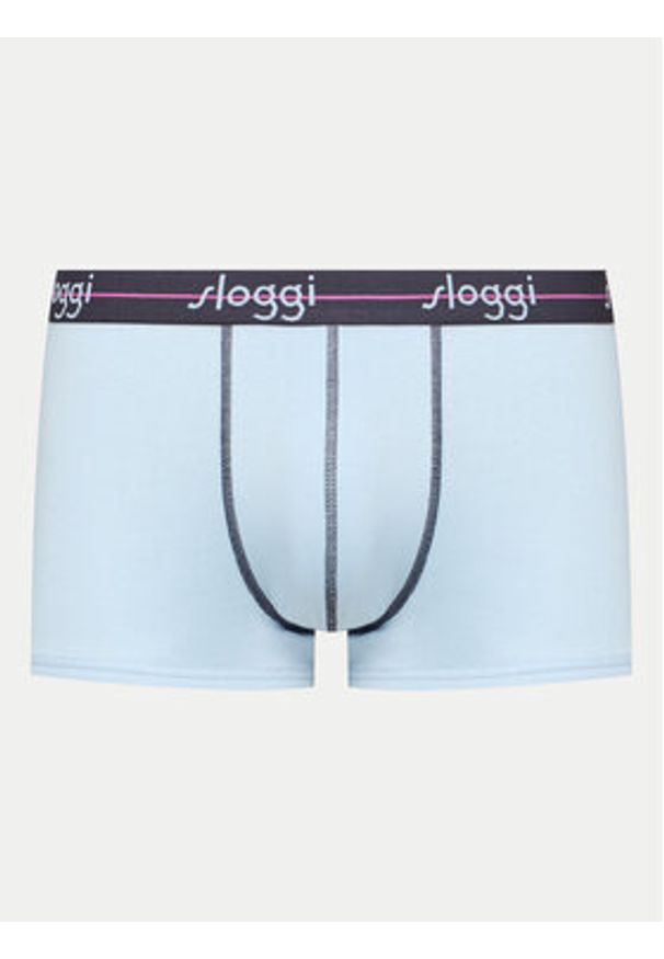 Sloggi Komplet 2 par bokserek 10206968 Niebieski. Kolor: niebieski. Materiał: bawełna