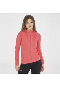 LEGEA - Bluza Legea Dair Damskie. Kolor: czerwony. Materiał: bawełna. Długość rękawa: długi rękaw. Długość: długie. Sport: fitness #1