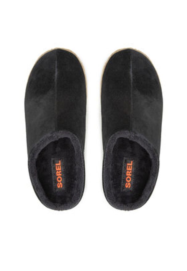 sorel - Sorel Kapcie Youth Lanner Ridge™ II NY3926 Czarny. Kolor: czarny. Materiał: skóra, zamsz