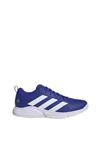 Buty do chodzenia dla dorosłych Adidas Court Team Bounce 2.0 Shoes. Kolor: szary, biały, niebieski, wielokolorowy. Materiał: materiał. Sport: turystyka piesza #1