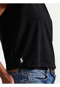 Polo Ralph Lauren T-Shirt 211967102002 Czarny Classic Fit. Typ kołnierza: polo. Kolor: czarny. Materiał: bawełna #6