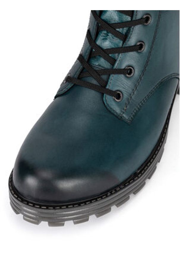 Remonte Trzewiki D0W71-12 Niebieski. Kolor: niebieski. Materiał: skóra