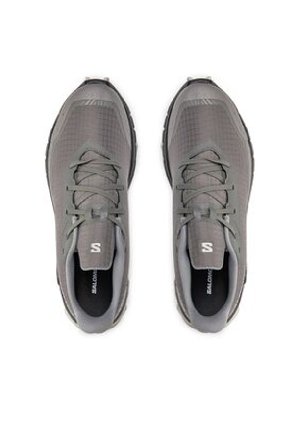 salomon - Salomon Buty do biegania Alphacross 5 473133 29 W0 Szary. Kolor: szary. Materiał: materiał