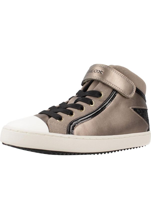 Tenisówki Geox Model J Kalispera Kolor Brąz. Kolor: wielokolorowy, zielony, brązowy. Materiał: tkanina, syntetyk. Sport: turystyka piesza