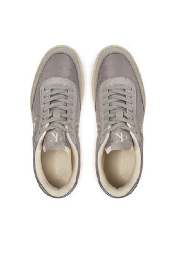 Calvin Klein Jeans Sneakersy Classic Cupsole In Tc YM0YM01194 Szary. Kolor: szary. Materiał: zamsz, skóra