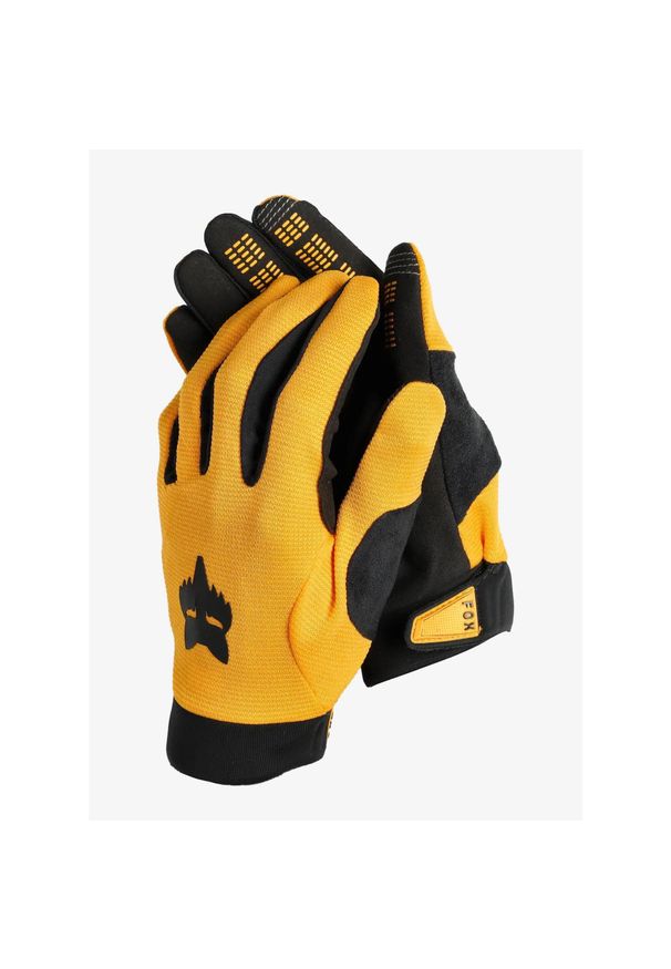 FOX - Rękawiczki rowerowe męskie Fox Ranger Glove. Kolor: żółty