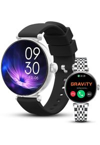 Smartwatch Gravity Zegarek damski SMARTWATCH GT26-9 SR/SR/BK. Rodzaj zegarka: smartwatch #1