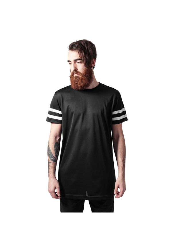 Urban Classics - Koszulka Urban Classic Stripe meh. Kolor: czarny, biały, wielokolorowy