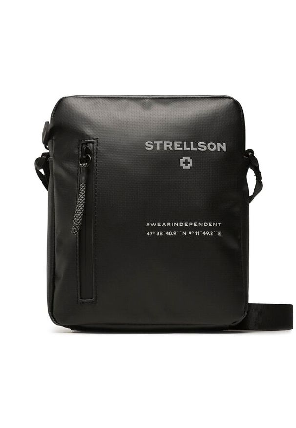 Strellson Saszetka Stockwell 2.0 4010003123 Czarny. Kolor: czarny. Materiał: skóra