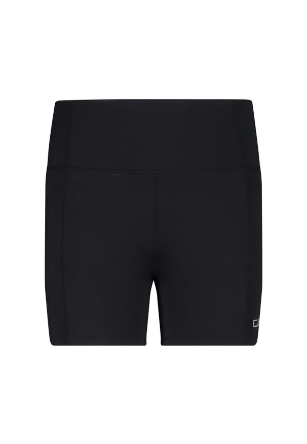 Spodenki sportowe damskie CMP. Kolor: czarny. Długość: krótkie. Sport: fitness